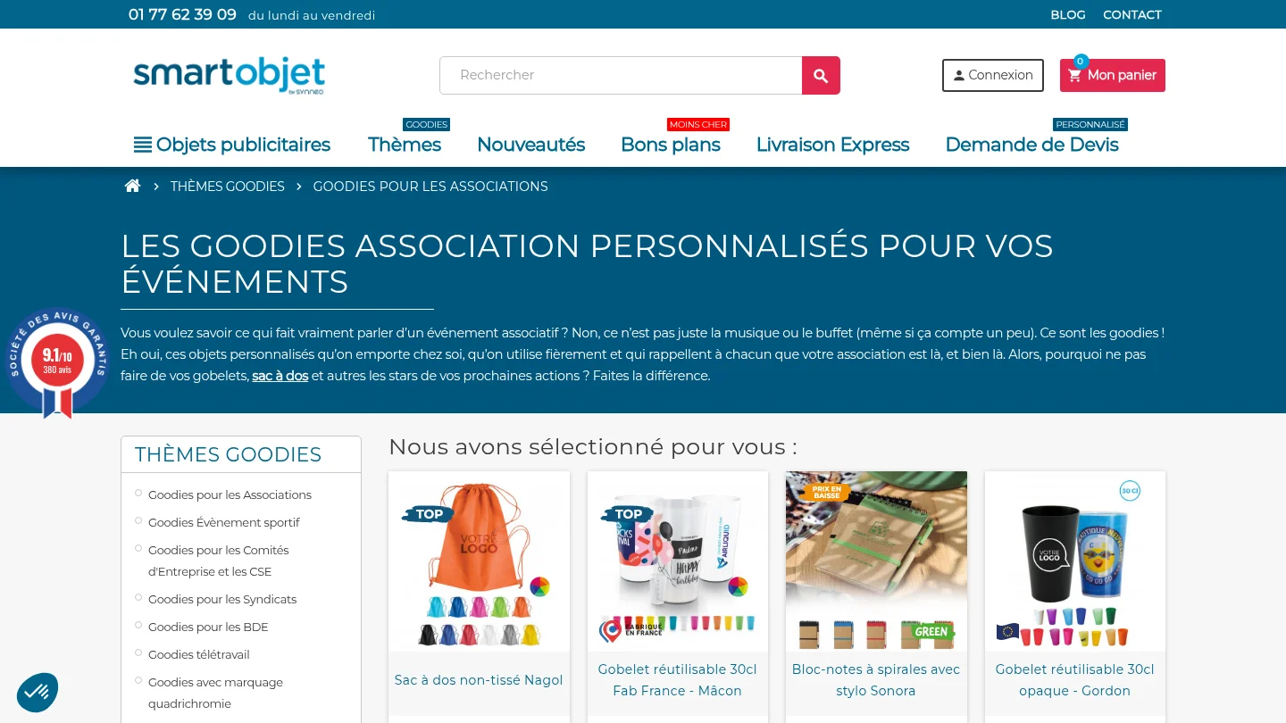 Gobelet réutilisable personnalisé