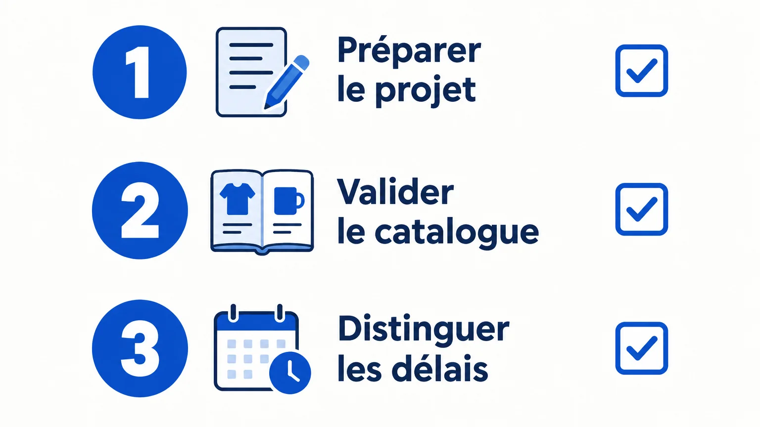 Checklist pour préparer un projet de boutique textile