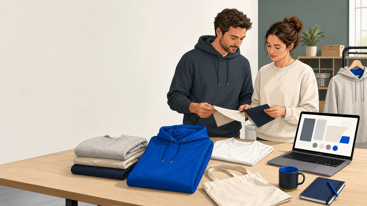 Boutique textile sans engagement : comparatif pour associations